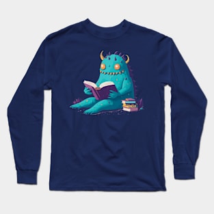 Happy Reader Monster Long Sleeve T-Shirt